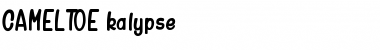Download CAMELTOE kalypse Font Download CAMELTOE kalypse Font