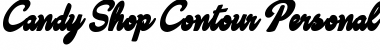 Download Candy Shop Contour Personal Use Font Download Candy Shop Contour Personal Use Font