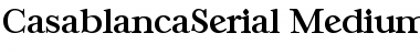 Download CasablancaSerial-Medium Font Download CasablancaSerial-Medium Font
