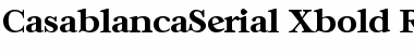 Download CasablancaSerial-Xbold Font Download CasablancaSerial-Xbold Font