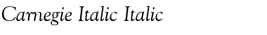 Download Carnegie-Italic Font Download Carnegie-Italic Font