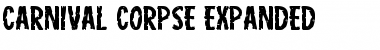 Download Carnival Corpse Expanded Font Download Carnival Corpse Expanded Font