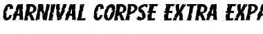 Download Carnival Corpse Extra-Expanded Italic Font Download Carnival Corpse Extra-Expanded Italic Font
