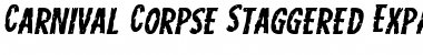 Download Carnival Corpse Staggered Expanded Italic Font Download Carnival Corpse Staggered Expanded Italic Font