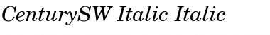 Download CenturySW-Italic Font Download CenturySW-Italic Font
