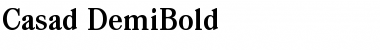 Download Casad-DemiBold Font Download Casad-DemiBold Font
