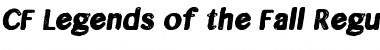 Download CF Legends of the Fall Font Download CF Legends of the Fall Font