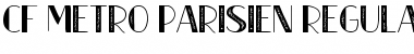 Download CF Metro Parisien Font Download CF Metro Parisien Font