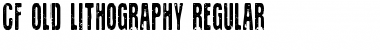 Download CF Old Lithography Font Download CF Old Lithography Font