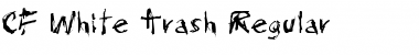 Download CF White Trash Font Download CF White Trash Font