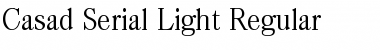 Download Casad-Serial-Light Font Download Casad-Serial-Light Font