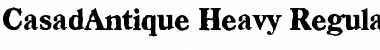 Download CasadAntique-Heavy Font Download CasadAntique-Heavy Font