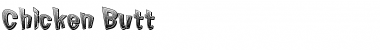 Download Chicken Butt Font Download Chicken Butt Font