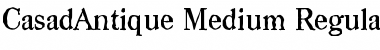 Download CasadAntique-Medium Font Download CasadAntique-Medium Font