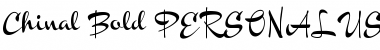 Download Chinal Bold PERSONAL USE ONLY Font Download Chinal Bold PERSONAL USE ONLY Font