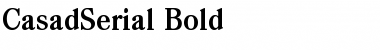 Download CasadSerial Font Download CasadSerial Font