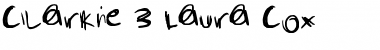 Download Clarkie 3 Laura Cox Font Download Clarkie 3 Laura Cox Font