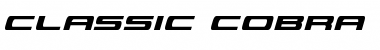 Download Classic Cobra Condensed Italic Font Download Classic Cobra Condensed Italic Font