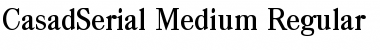 Download CasadSerial-Medium Font Download CasadSerial-Medium Font