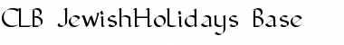 Download CLB-JewishHolidays-Base Font Download CLB-JewishHolidays-Base Font