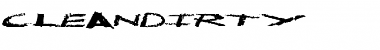 Download CleanDirty Font Download CleanDirty Font