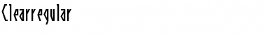 Download Clearregular Font Download Clearregular Font