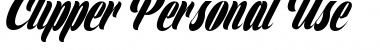 Download Clipper Personal Use Font Download Clipper Personal Use Font