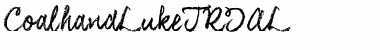 Download CoalhandLukeTRIAL Font Download CoalhandLukeTRIAL Font
