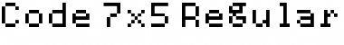 Download Code 7x5 Font Download Code 7x5 Font
