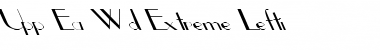 Download Upp Ea Wd Extreme Lefti Font Download Upp Ea Wd Extreme Lefti Font