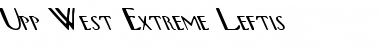 Download Upp West Extreme Leftis Font Download Upp West Extreme Leftis Font