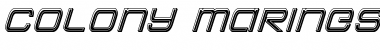 Download Colony Marines Bevel Italic Font Download Colony Marines Bevel Italic Font