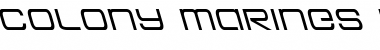 Download Colony Marines Leftalic Font Download Colony Marines Leftalic Font
