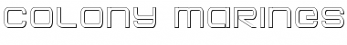 Download Colony Marines Outline Font Download Colony Marines Outline Font