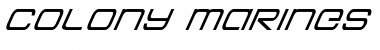 Download Colony Marines Super-Italic Font Download Colony Marines Super-Italic Font