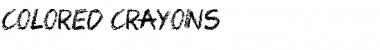 Download Colored Crayons Font Download Colored Crayons Font