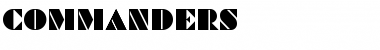 Download Commanders Font Download Commanders Font