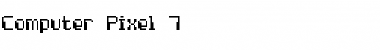 Download Computer Pixel-7 Font Download Computer Pixel-7 Font