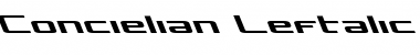 Download Concielian Leftalic Font Download Concielian Leftalic Font