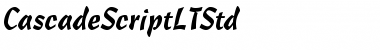 Download Cascade Script LT Std Font Download Cascade Script LT Std Font