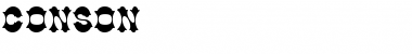 Download Conson Font Download Conson Font
