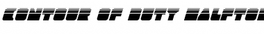 Download Contour of Duty Halftone Italic Font Download Contour of Duty Halftone Italic Font
