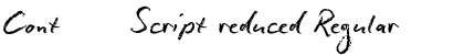 Download ContΠScript reduced Font Download ContΠScript reduced Font
