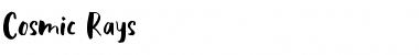 Download Cosmic Rays - Demo Font Download Cosmic Rays - Demo Font