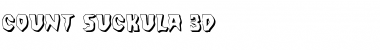 Download Count Suckula 3D Font Download Count Suckula 3D Font