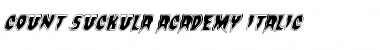 Download Count Suckula Academy Italic Font Download Count Suckula Academy Italic Font