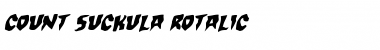 Download Count Suckula Rotalic Font Download Count Suckula Rotalic Font