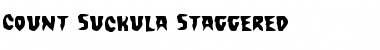 Download Count Suckula Staggered Font Download Count Suckula Staggered Font