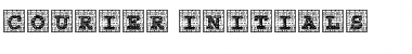 Download Courier Initials Font Download Courier Initials Font