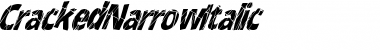 Download CrackedNarrowItalic Font Download CrackedNarrowItalic Font